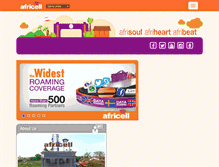 Tablet Screenshot of africell.sl